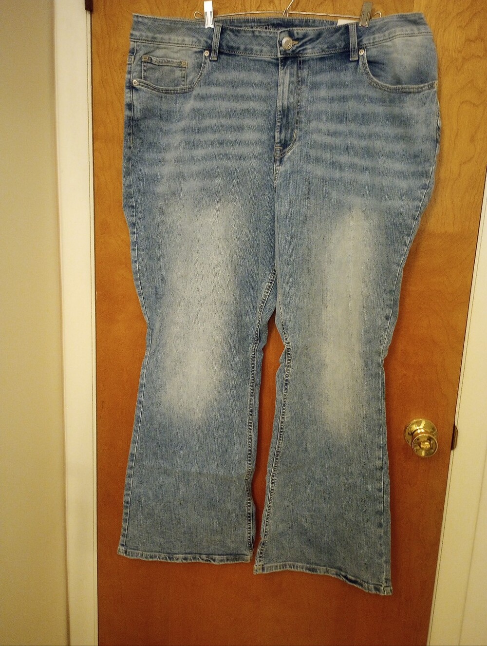 Maurices Light Blue Flare Jeans
